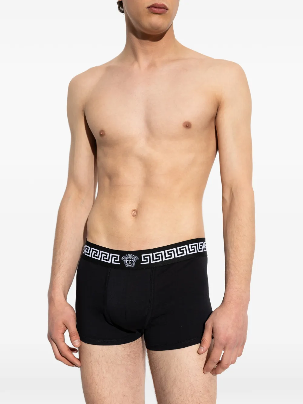 Versace Greca Medusa boxers (set of two) Zwart