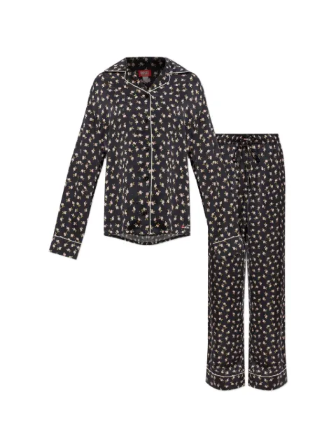 Diesel Set-Maggie-D-Core floral-print two-piece pajamas