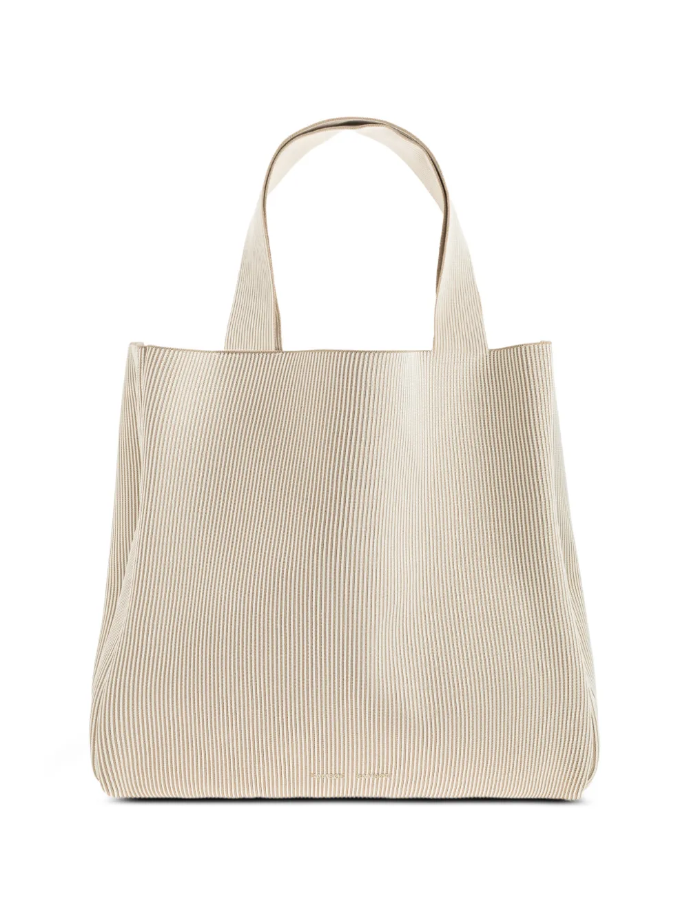Samsoe & Samsoe Samira Ribbed-knit Shouder Bag In Neutral