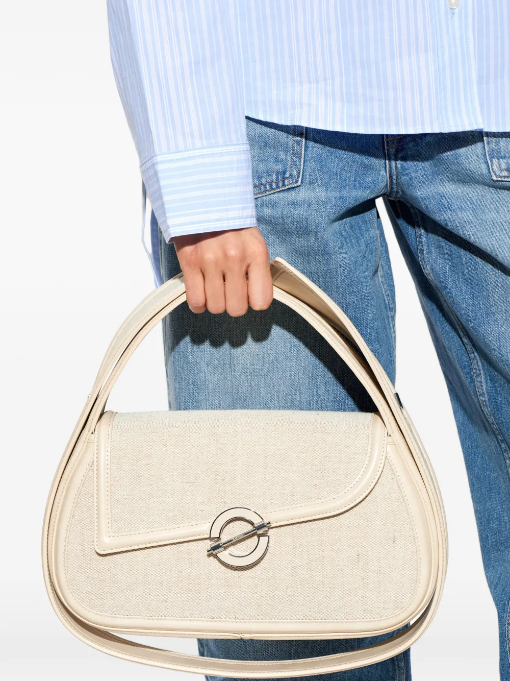  Samsoe Samsoe Bolso Shopper Sahero Con Anilla - Neutro 