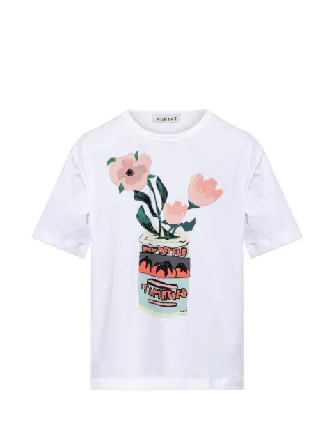 MUNTHE t-shirt Balwin à imprimé graphique