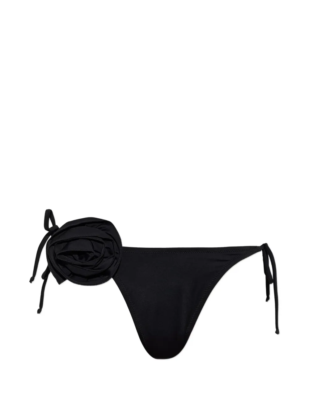 Moschino floral-detail bikini bottoms - Schwarz