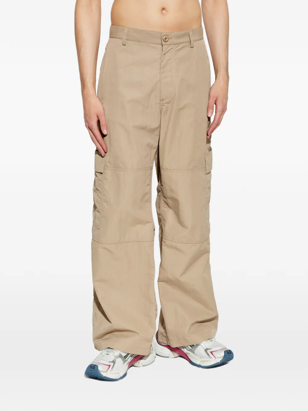 Balenciaga Cargo broek met ripstop-textuur Beige