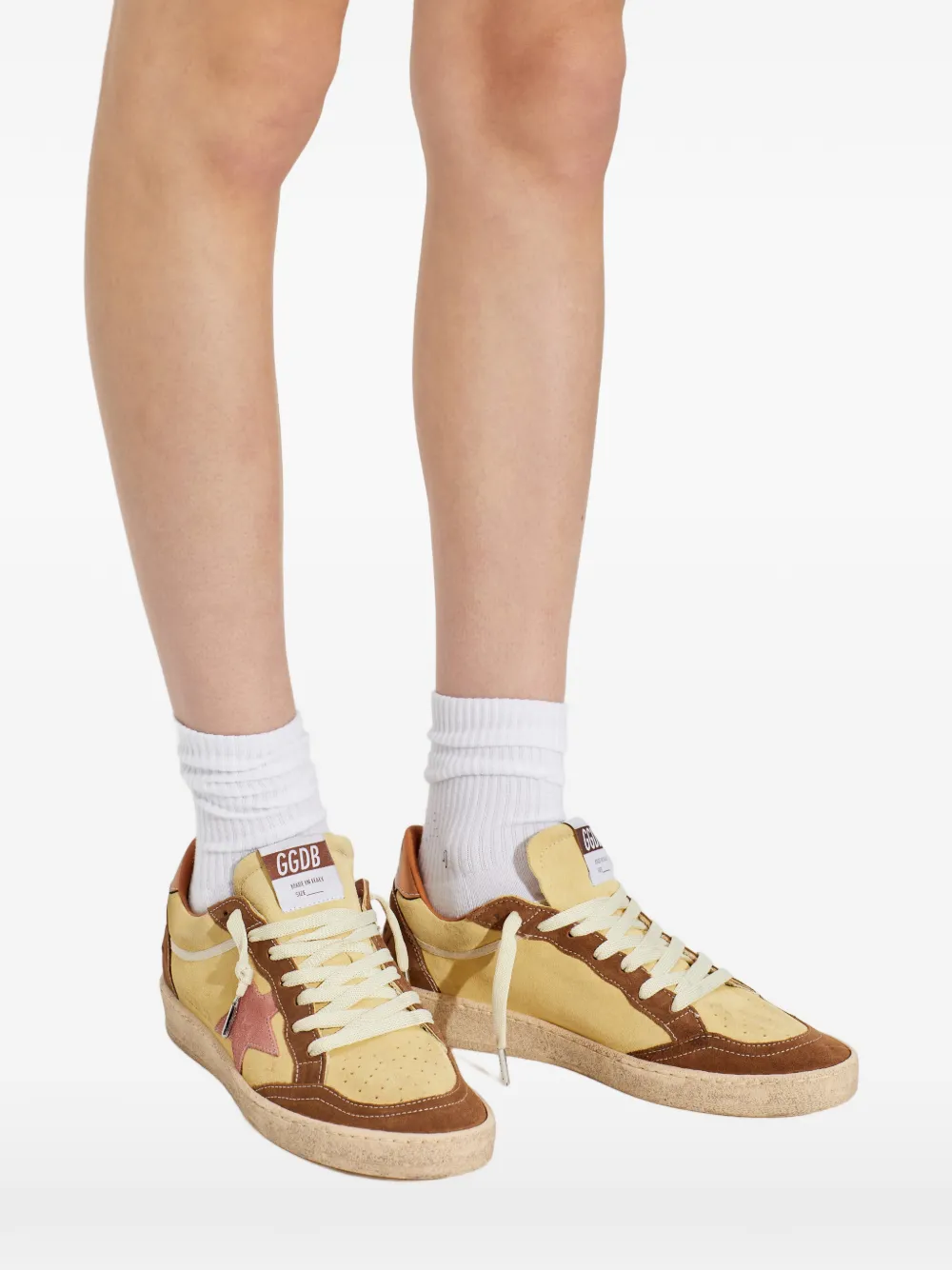 Golden Goose Ball Star-patch sneakers Beige