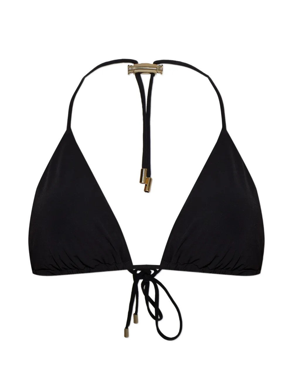 Moschino tie-fastening bikini top - Schwarz