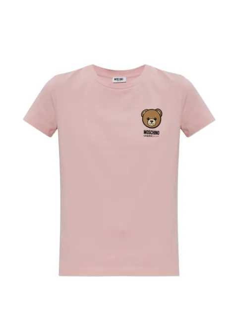 Moschino camiseta con parche Teddy Bear