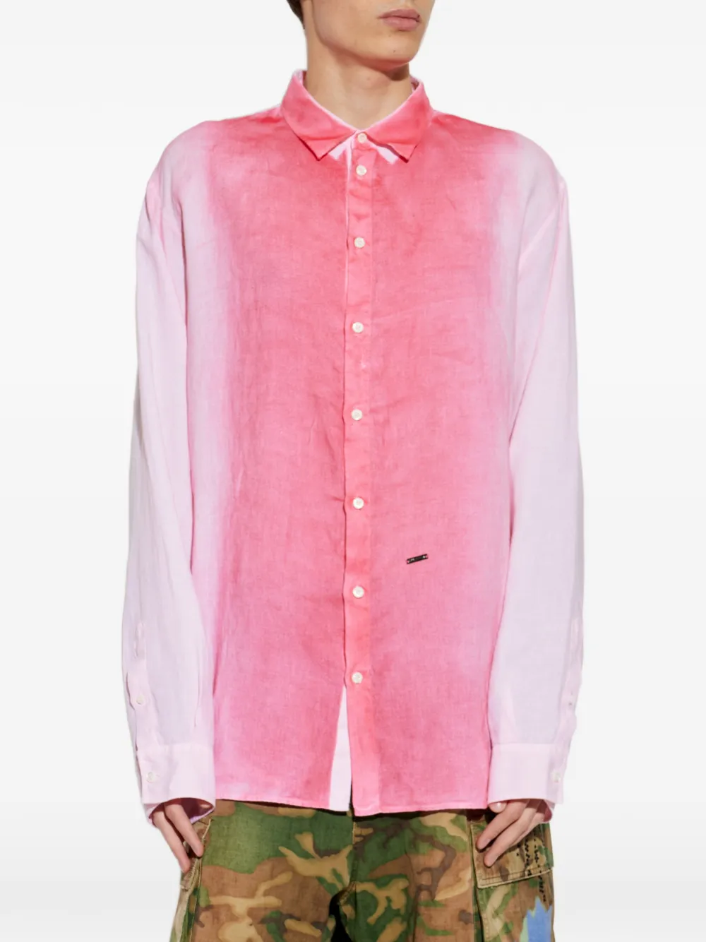 DSQUARED2 Overhemd met knopen Roze