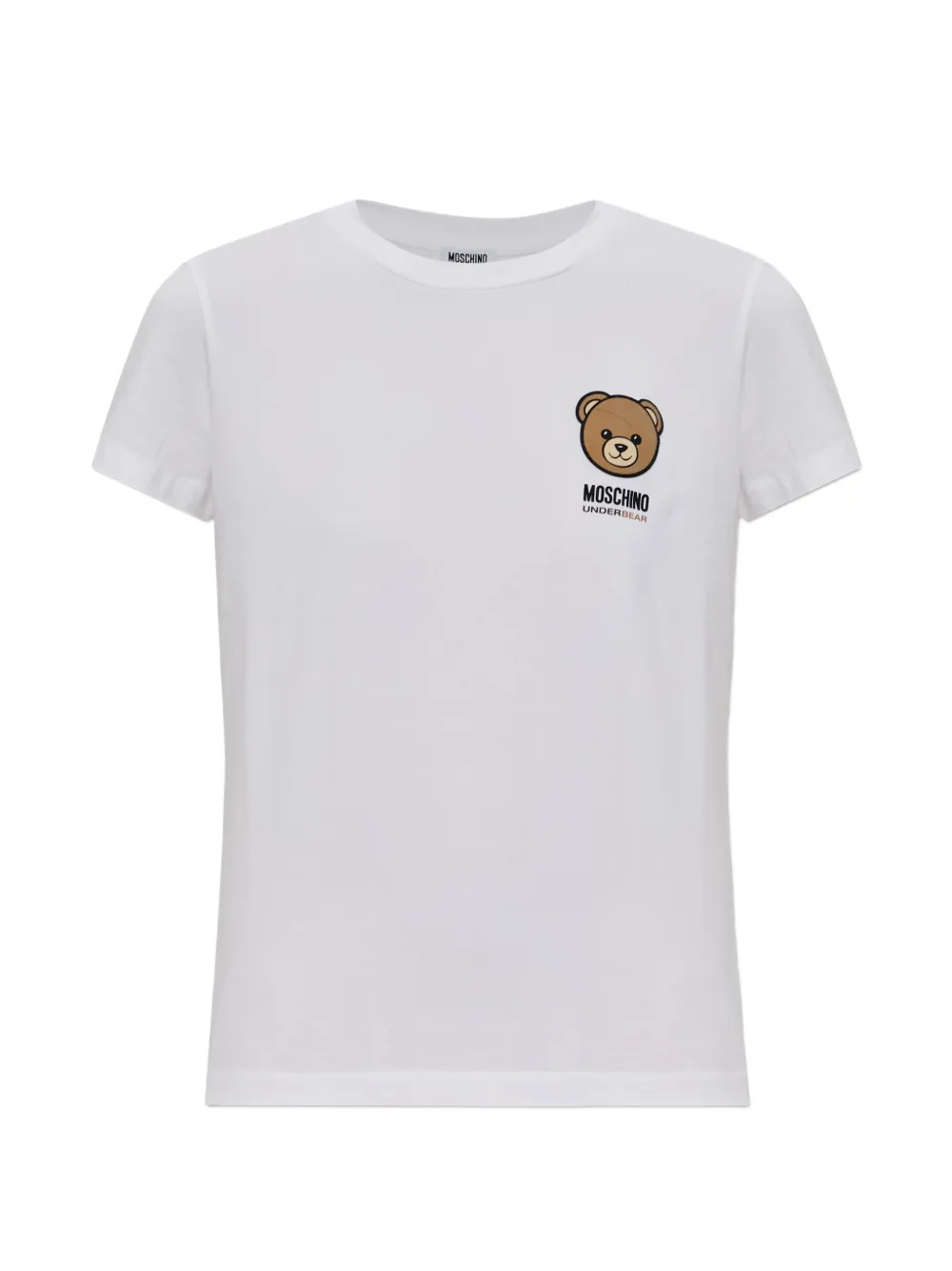 Moschino Underbear-detail T-shirt - Bianco