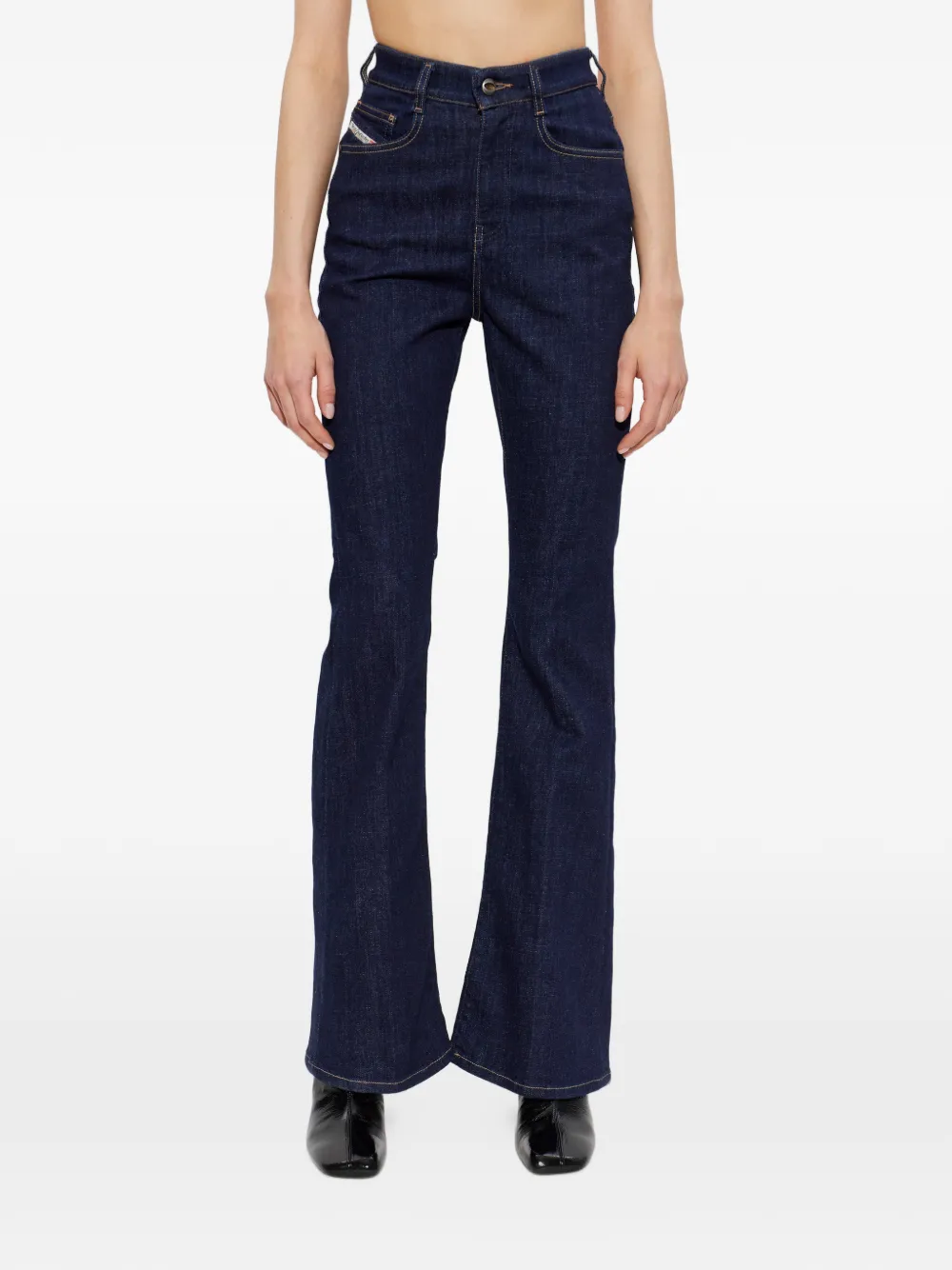 Diesel 1973 D-Part flared jeans Blauw