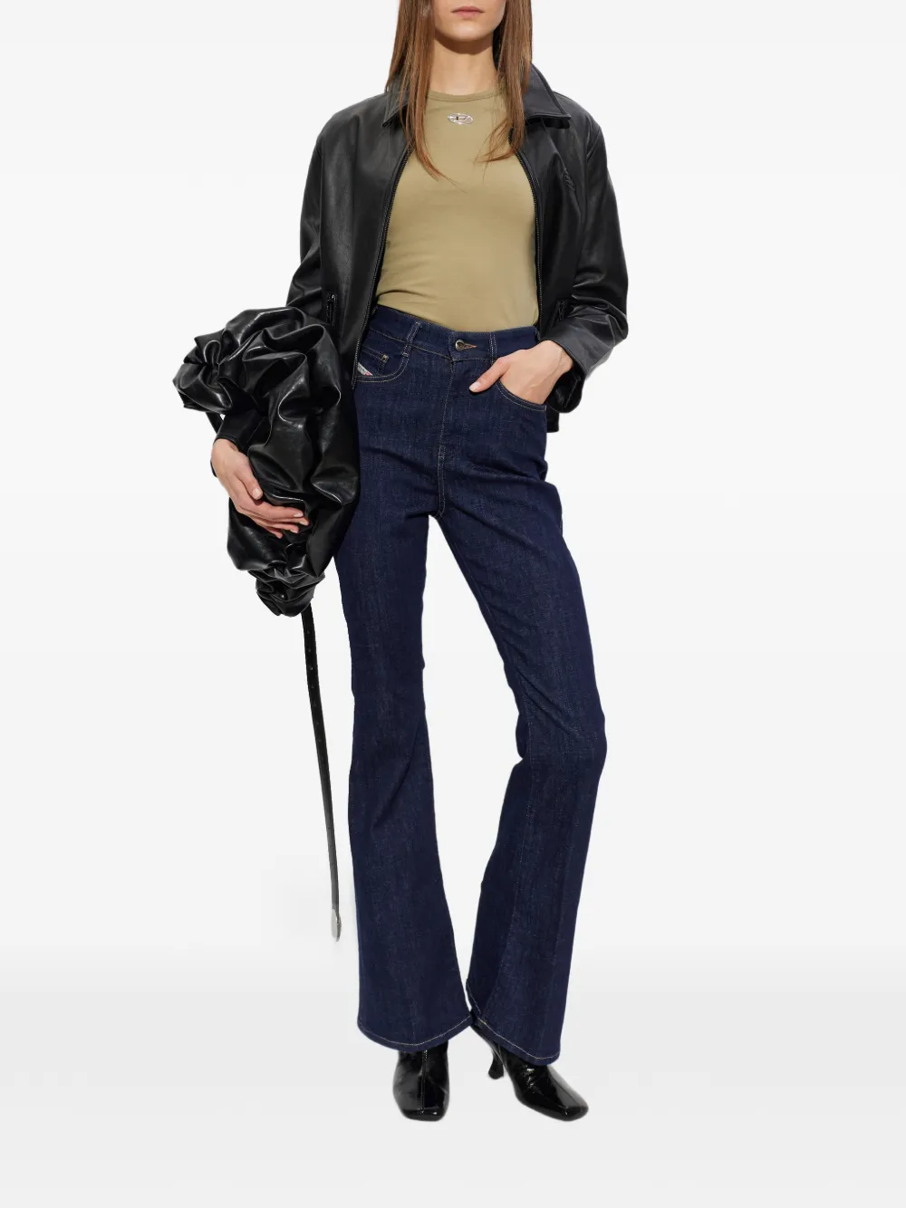 Diesel 1973 D-Part flared jeans Blauw