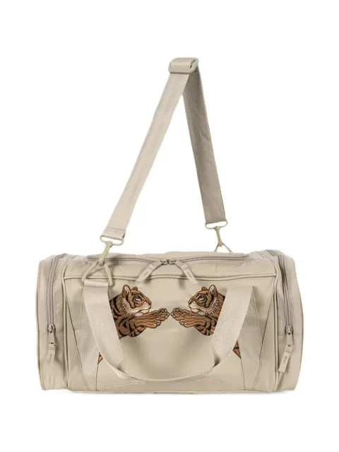 Konges Sløjd tiger-embroidered duffle bag
