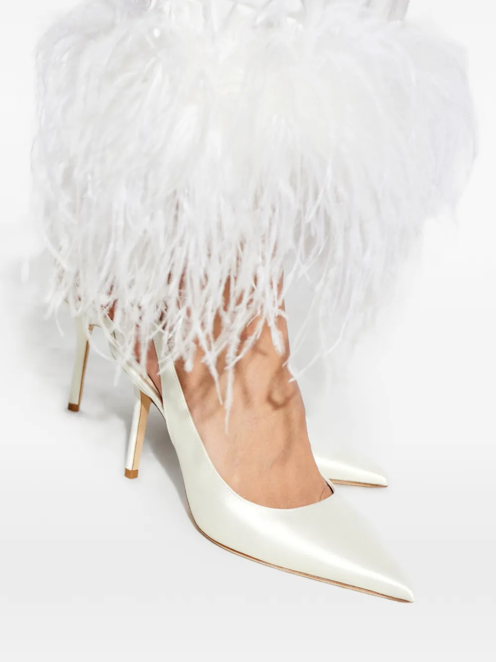 Jimmy Choo Love slingback pumps Wit