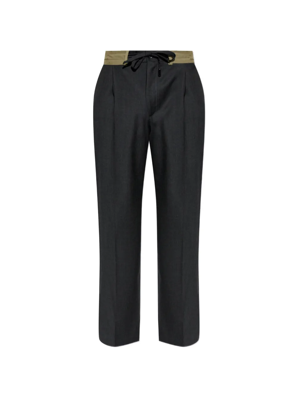 Dolce & Gabbana drawstring-waist pleated trousers - Nero