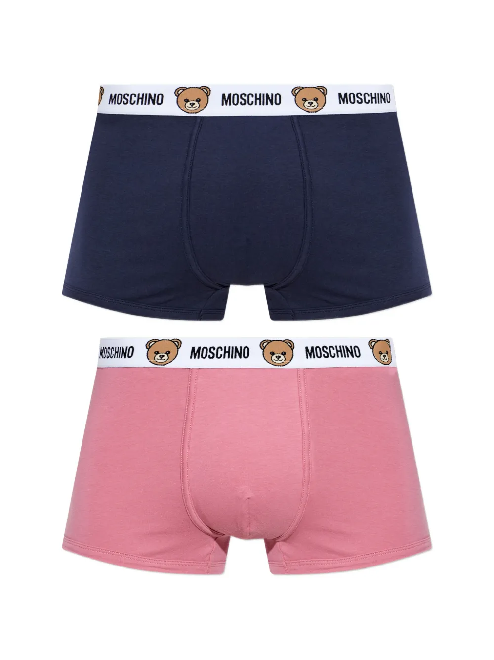 Moschino Teddy Bear logo-waistband boxers (set of two) - Rosa