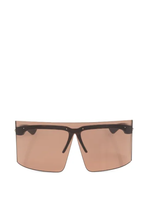 Alexander McQueen Eyewear geometric-frame logo-detail sunglasses