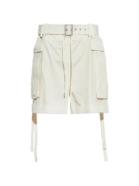 Alexander McQueen belted cargo shorts