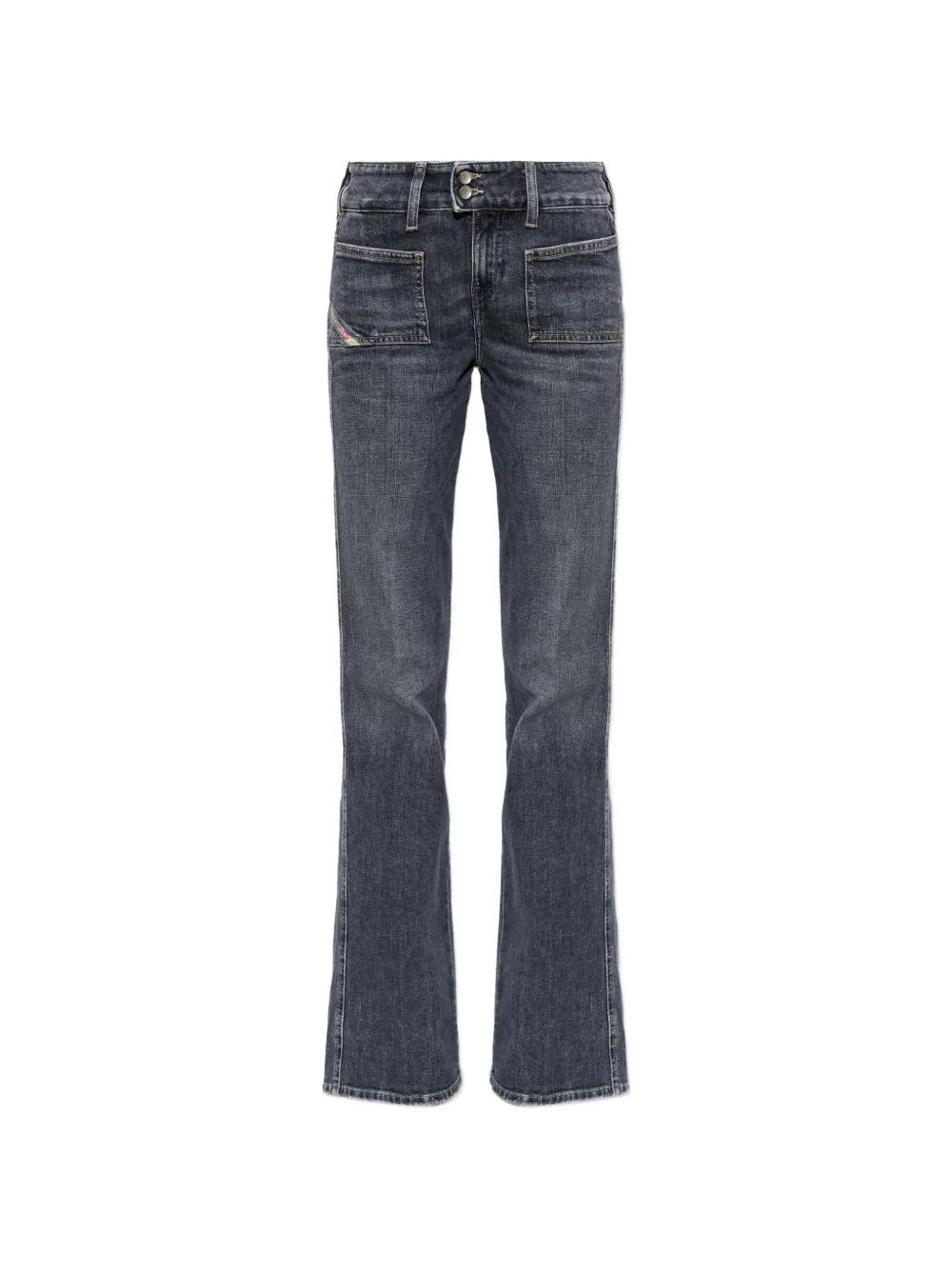 Diesel D-Hush patch-pocket jeans - Grigio