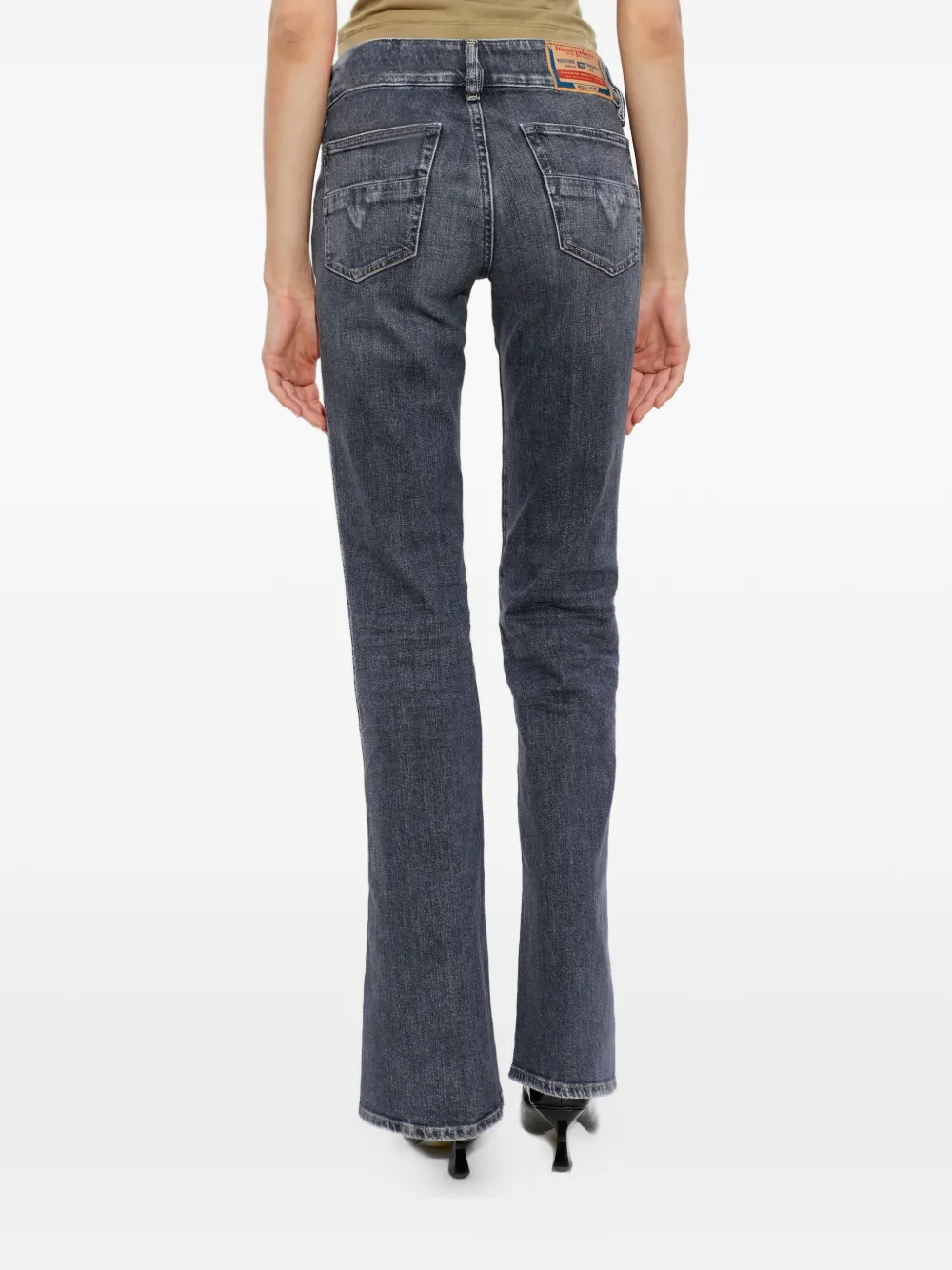 Diesel D-Hush jeans met opgestikte zak Grijs