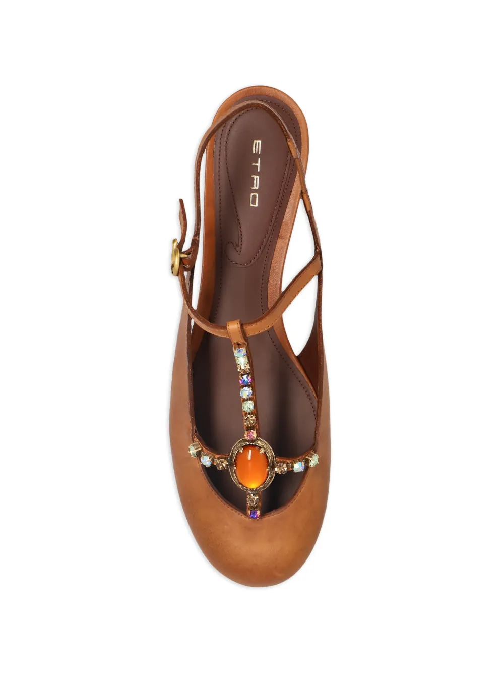 ETRO Leren pumps Bruin
