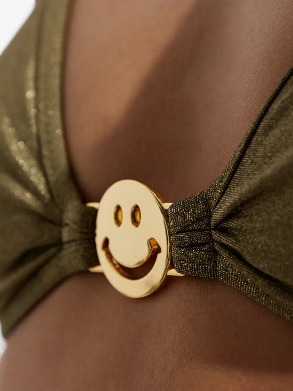 Moschino x Smiley bikinitop Groen