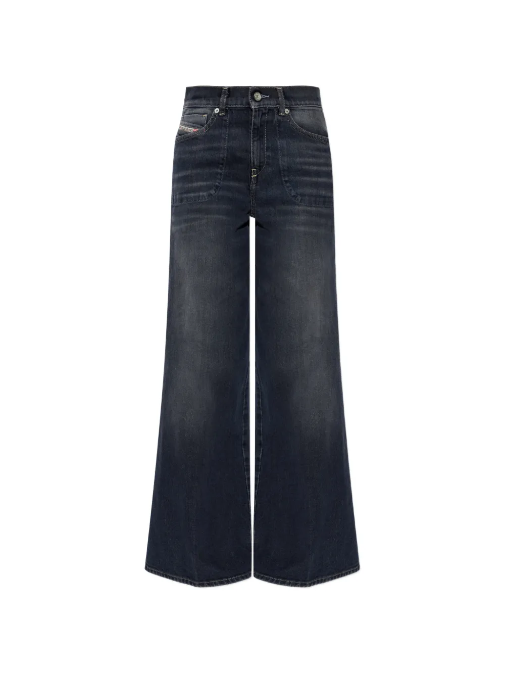 Diesel 1978 D-Akemi-F wide-leg jeans - Nero