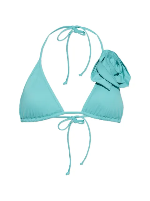Moschino rose-detail bikini top