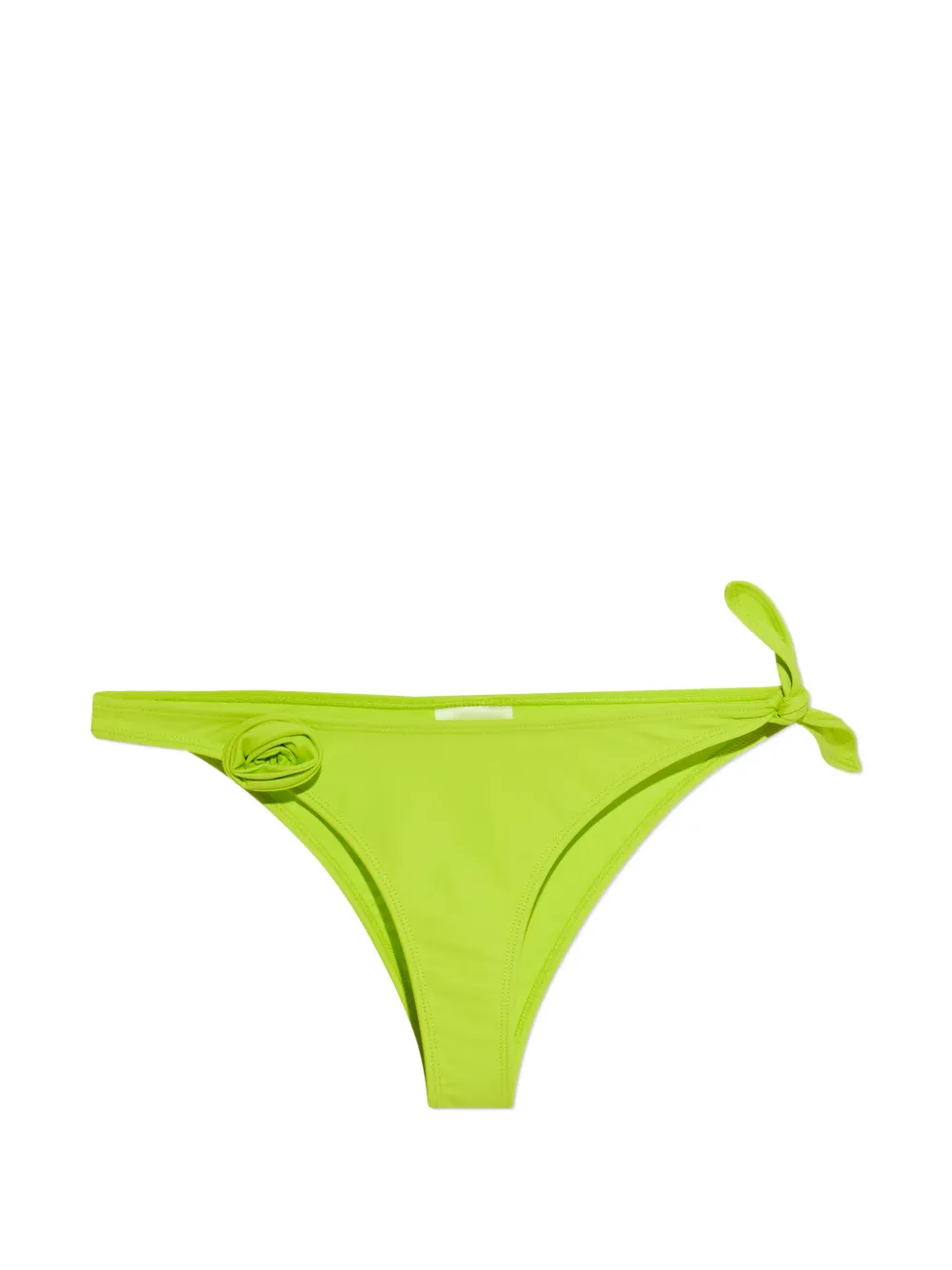 Coperni floral-appliqué bikini bottom - Verde