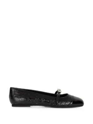 Balenciaga Anatomic Ballet Flats | Black | FARFETCH