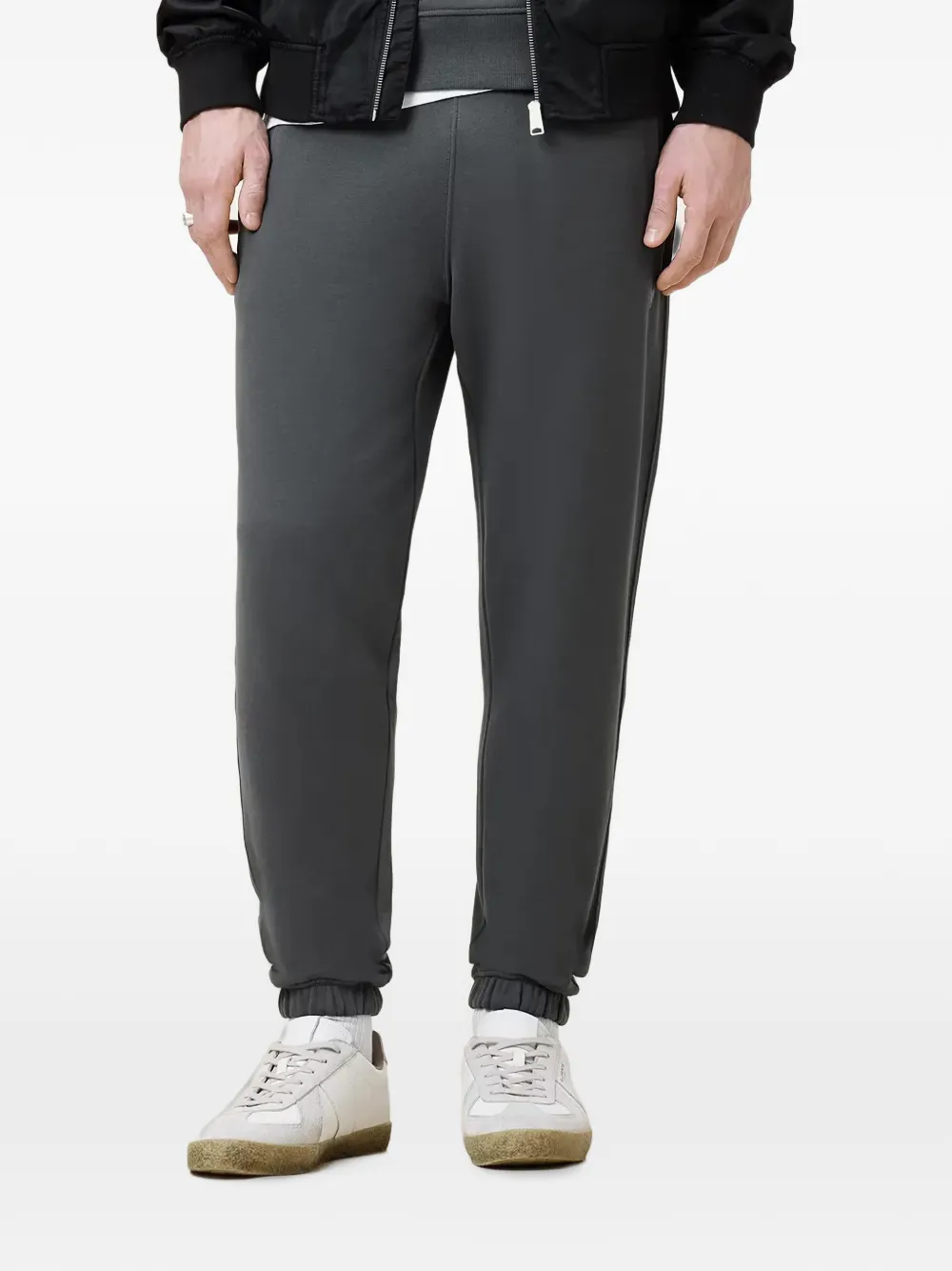 AllSaints drawstring-waist slim fit track pants - Grigio