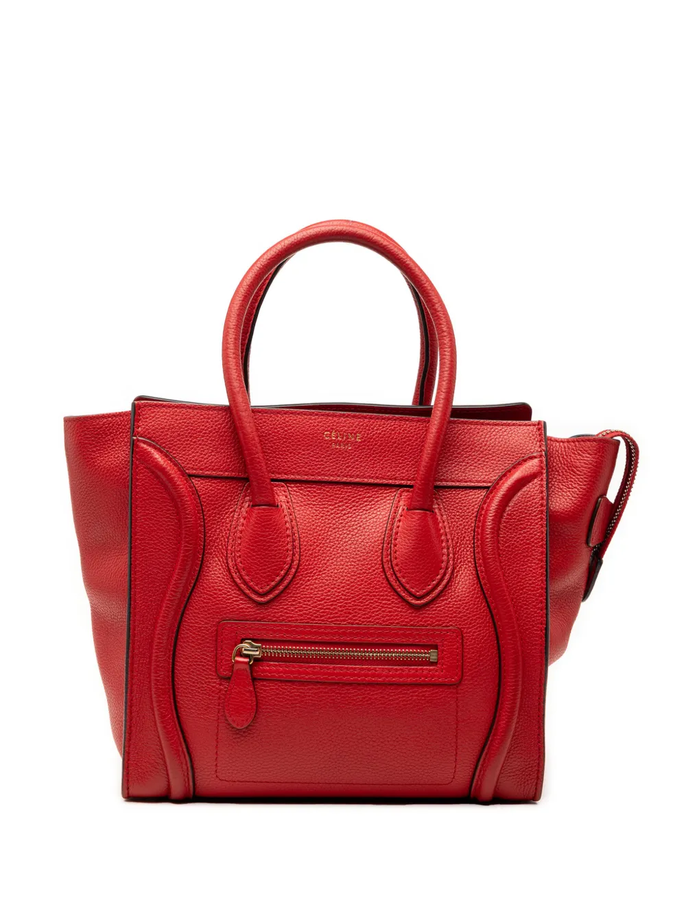 Celine Pre-Owned 2012 Micro Calfskin Luggage tote bag - Rosso