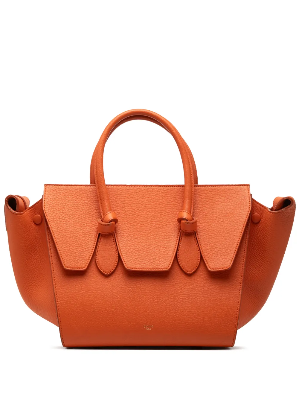 Celine Pre-Owned 2014 Small Grained Calfskin Tie Knot handbag - Orange