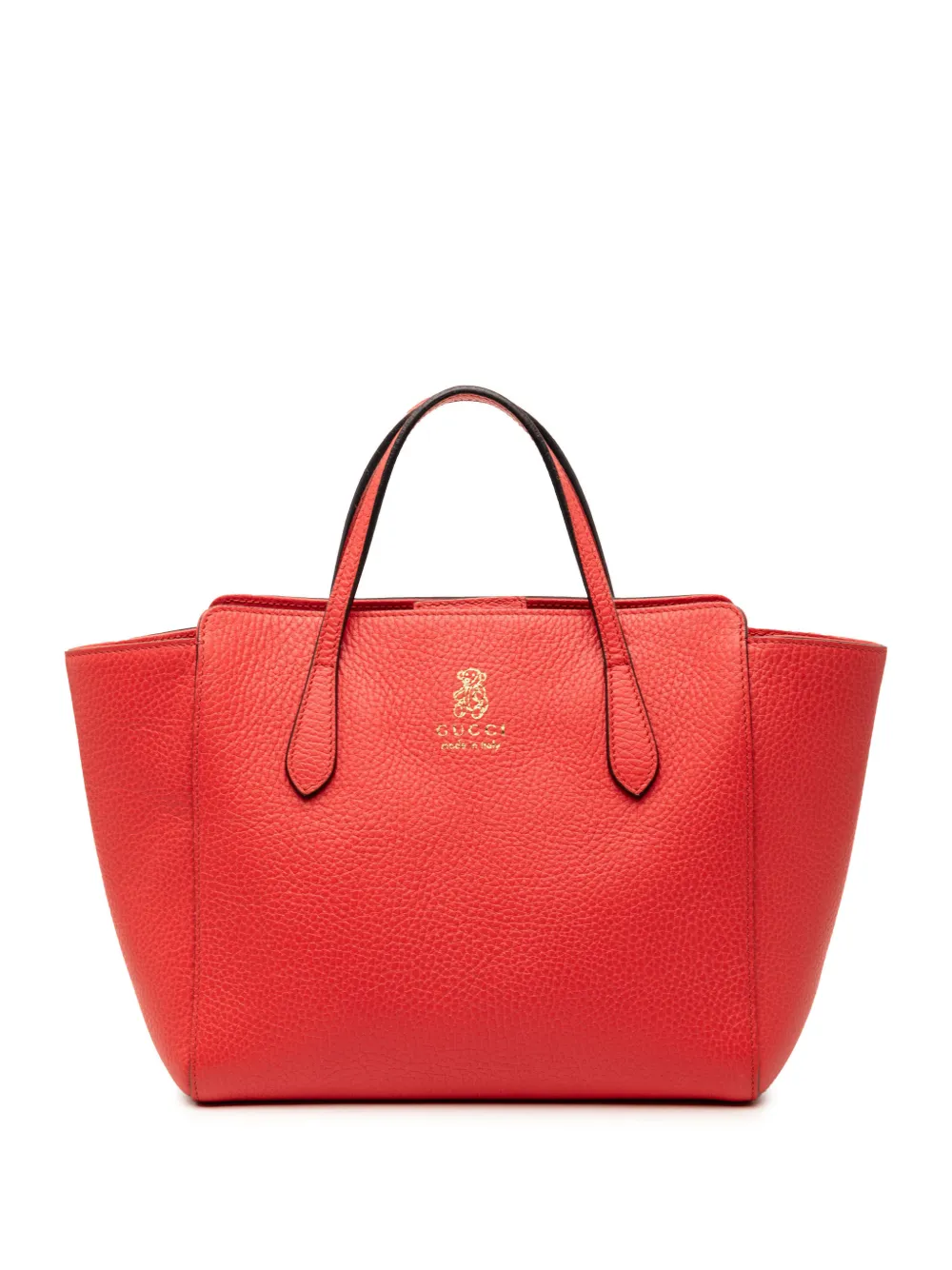 Gucci Pre-Owned 2016-2026 Mini Leather Swing handbag - Rosso