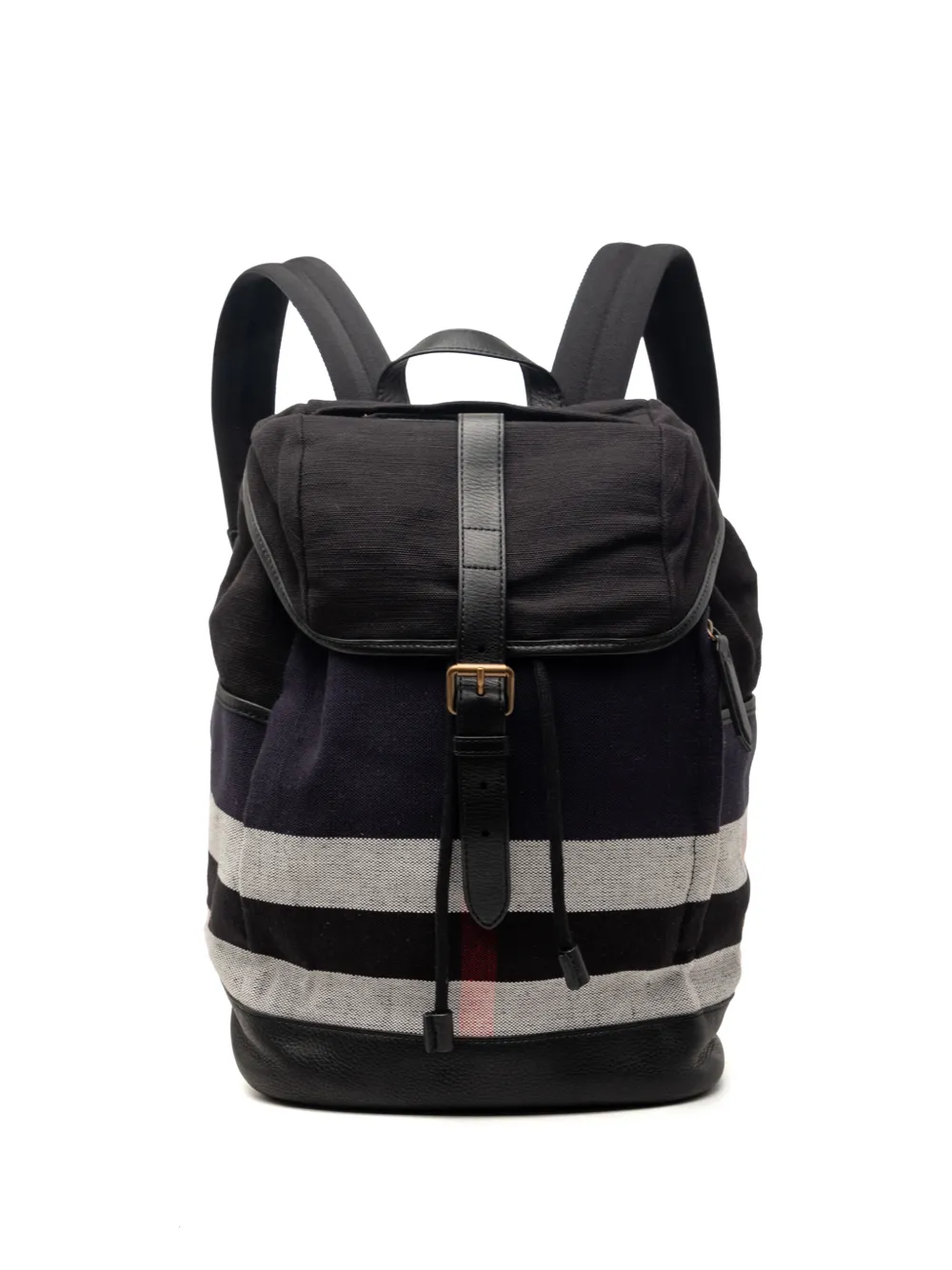 Burberry Pre-Owned 2000-2017 Mega Check Canvas Drifton backpack - Blu