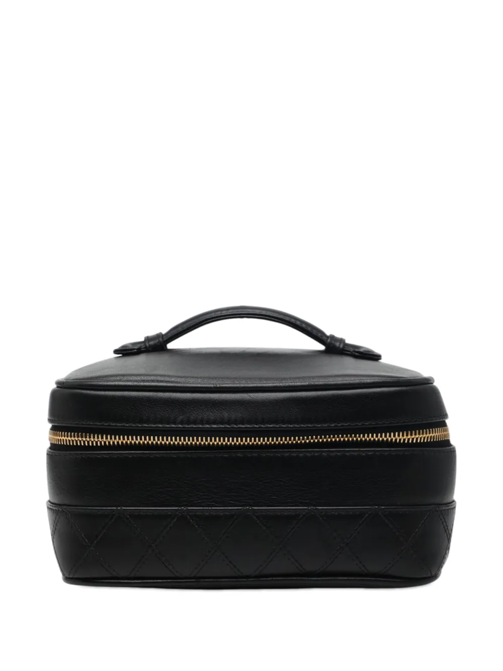 CHANEL Pre-Owned 1996-1997 CC Quilted Lambskin vanity bag - Nero