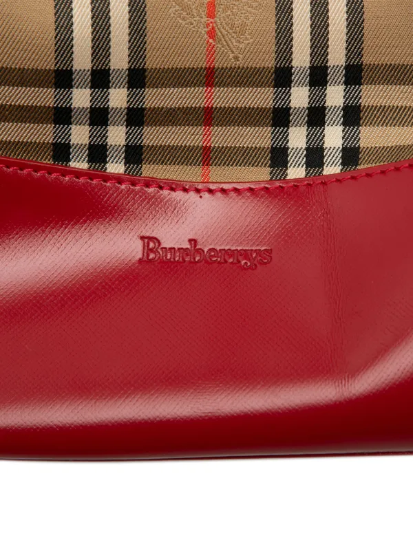 Burberry Pre-Owned 2000-2026 ヘイマーケット チェック キャンバス