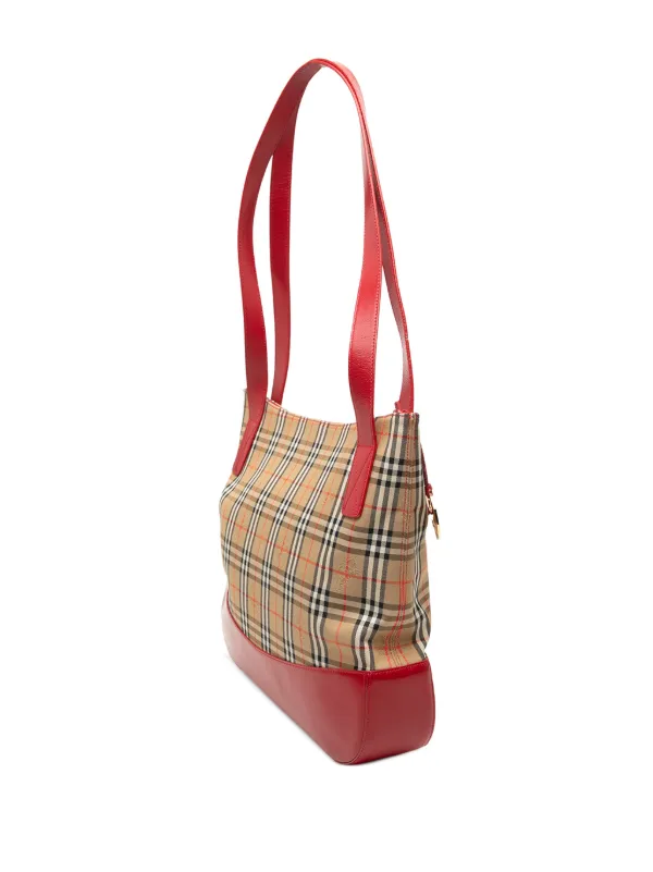 Burberry Pre-Owned 2000-2026 ヘイマーケット チェック キャンバス
