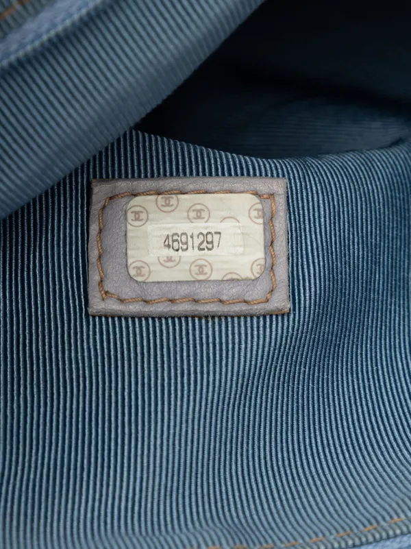 CHANEL Pre-Owned 1996-1997 ココマーク デニム トートバッグ | ブルー