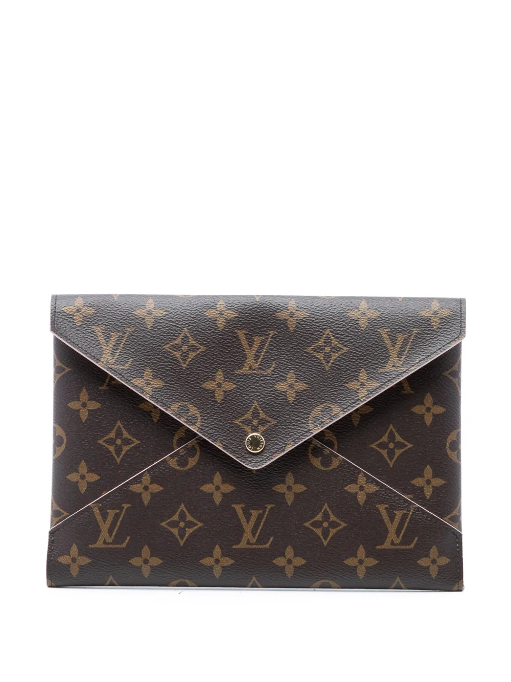 Louis Vuitton Pre-Owned 2018 Monogram Pochette Kirigami GM clutch bag - Marrone