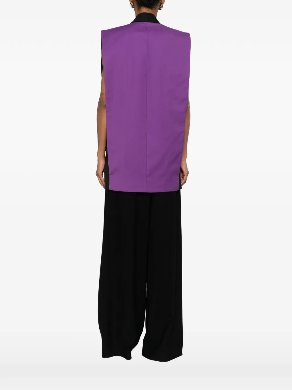 MITILIANE COUTURE Gilet met open voorkant Paars