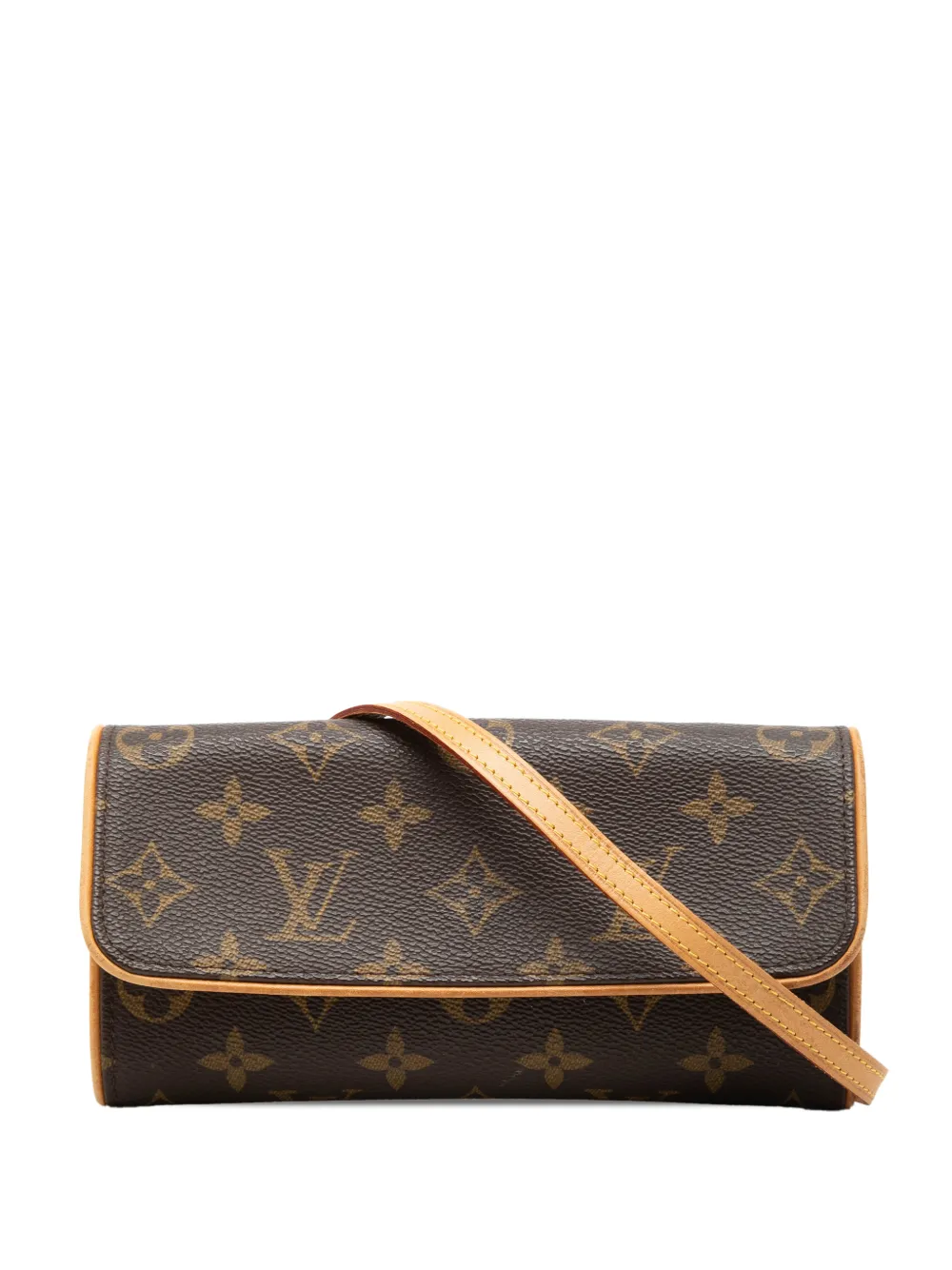 Louis Vuitton Pre-Owned 1999 Monogram Pochette Twin PM crossbody bag - Braun