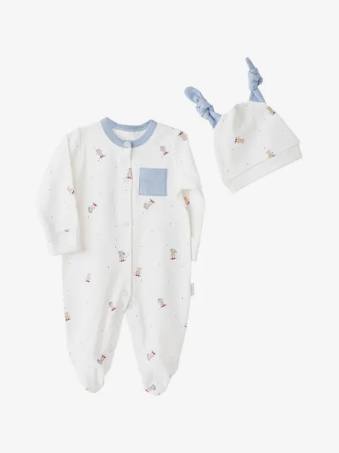 Andywawa graphic-print babygrow set 