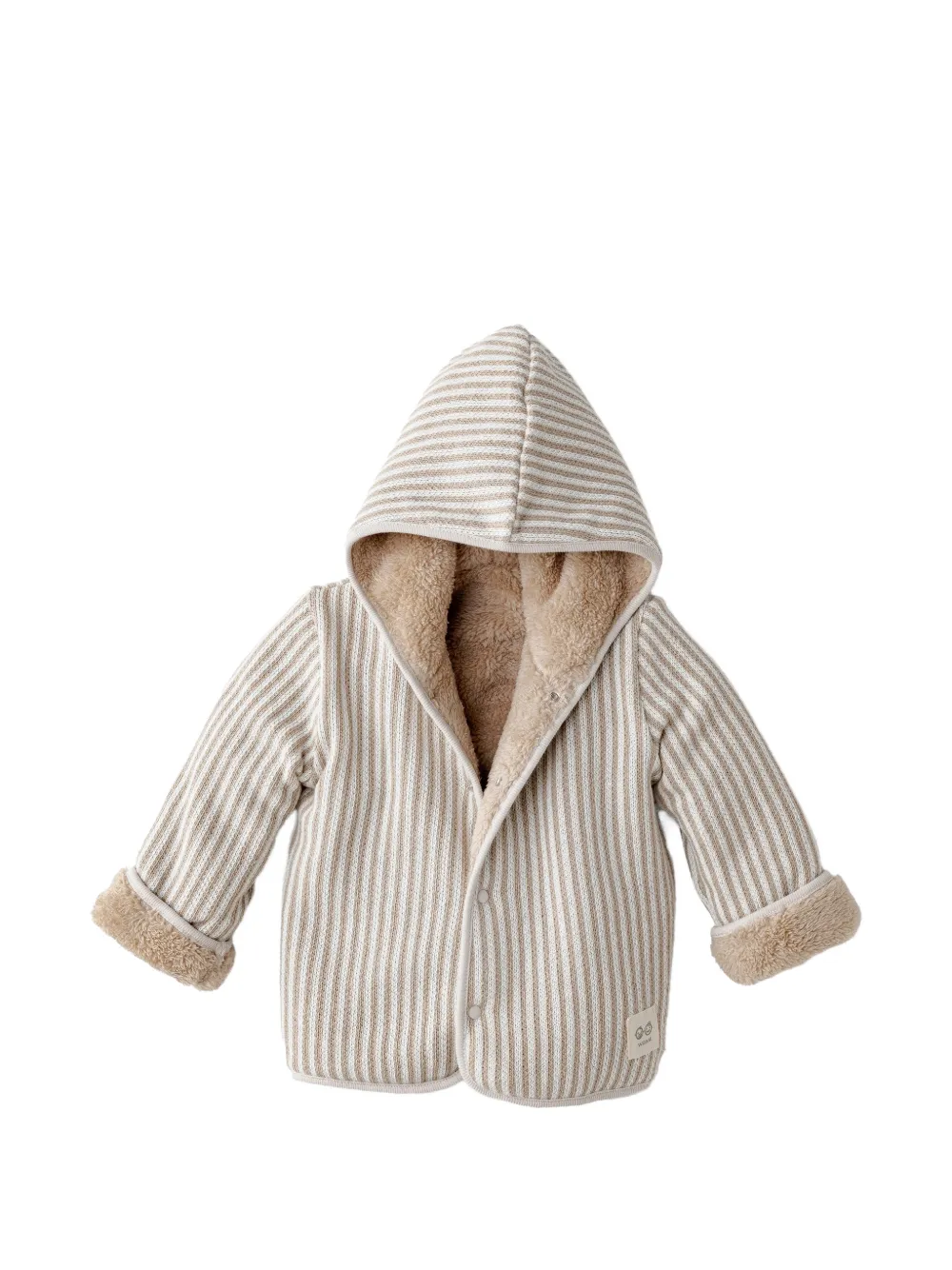 Andywawa striped hooded jacket - Toni neutri