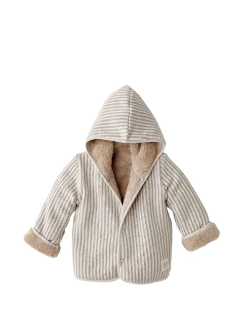 Andywawa striped hooded jacket