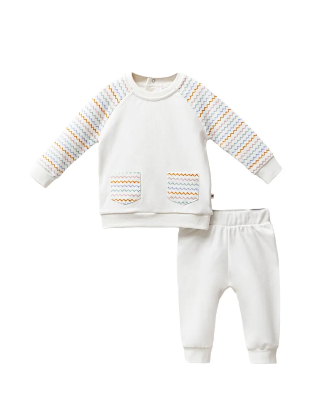 moi noi zigzag-print tracksuit - Toni neutri