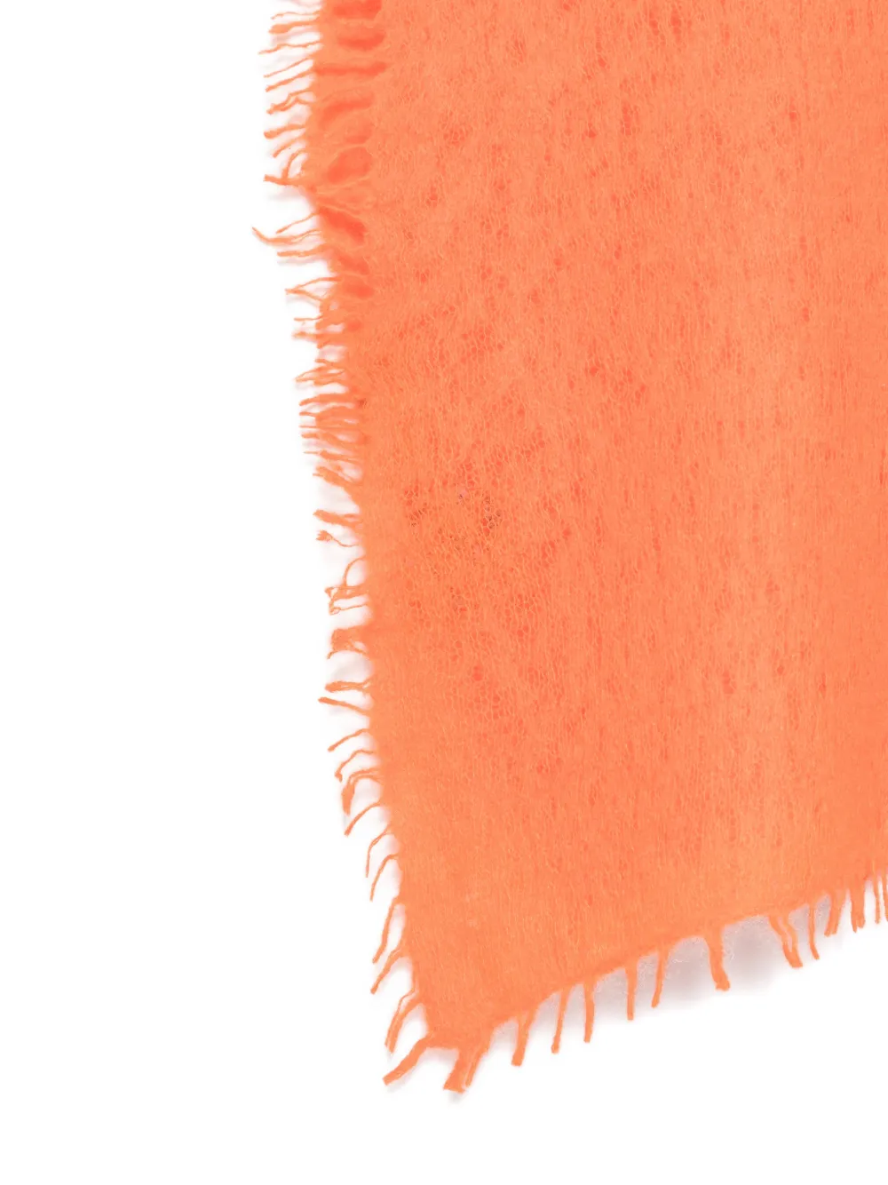  Mouleta Fular Con Bordes Deshilachados - Naranja 