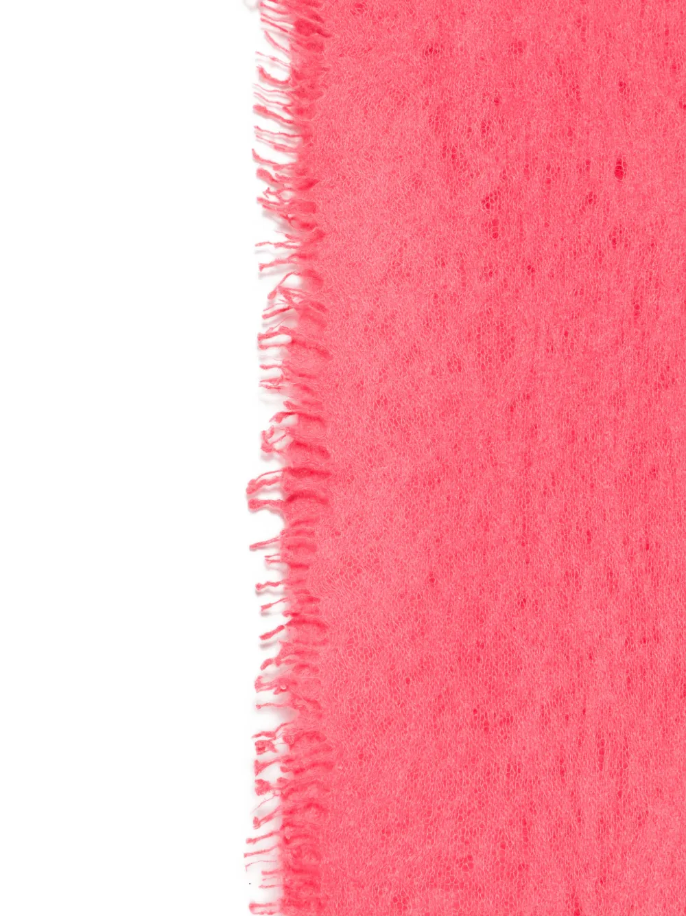  Mouleta Fular Con Bordes Deshilachados - Rosa 