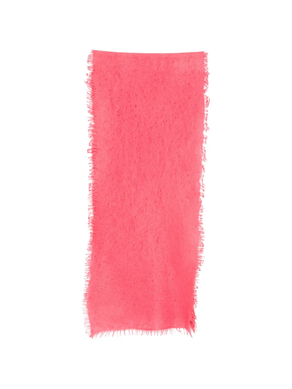 MOULETA frayed-edge scarf - Rosa