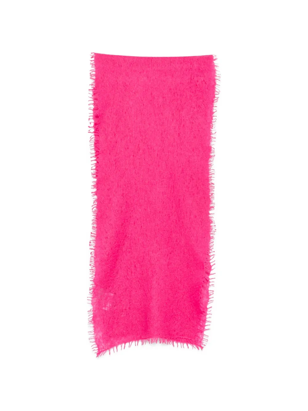 MOULETA frayed-edge scarf - Rosa