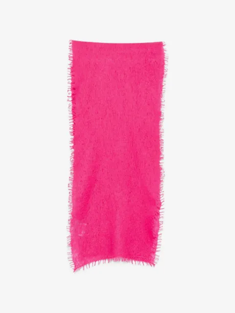 MOULETA frayed-edge scarf