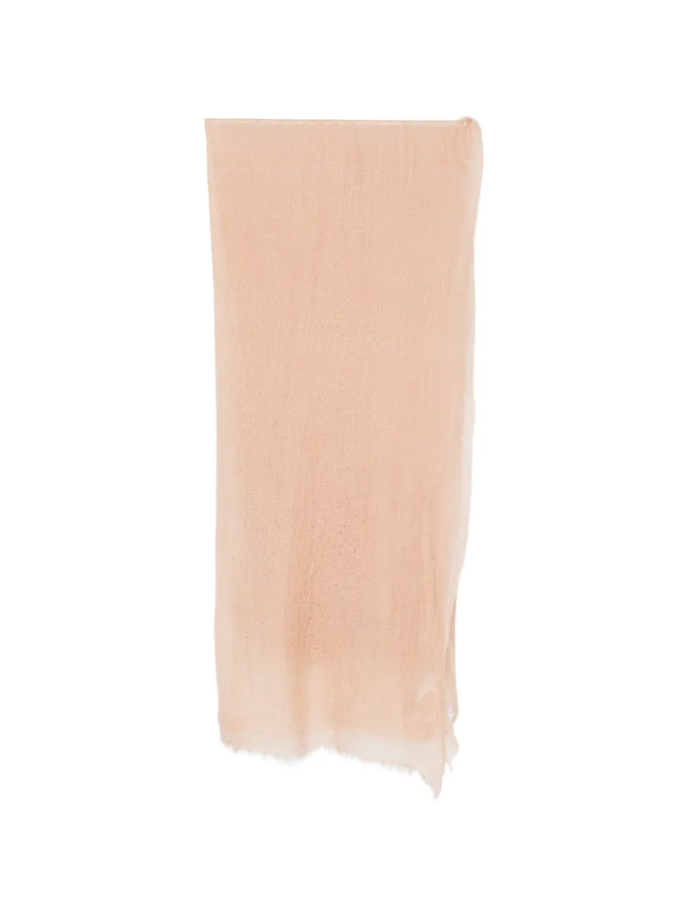 MOULETA frayed-edge scarf - Toni neutri